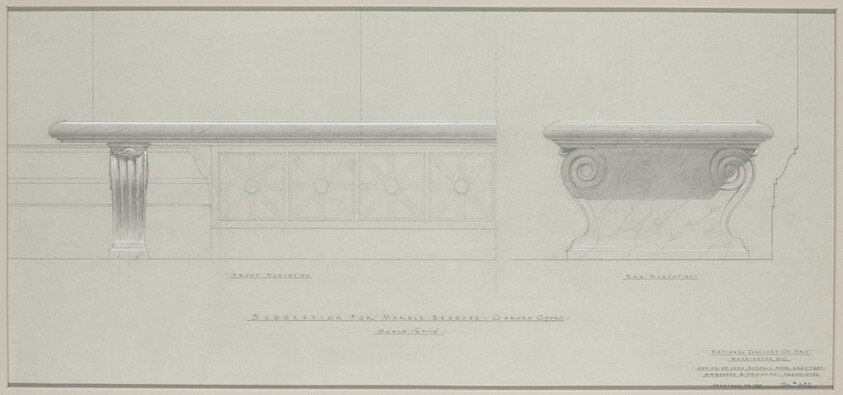 Suggestion for Marble Benches: Garden Court