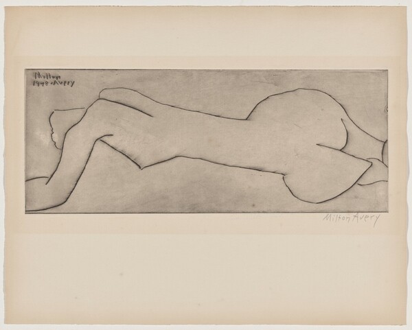 Nude with Long Torso (Reclining Nude)