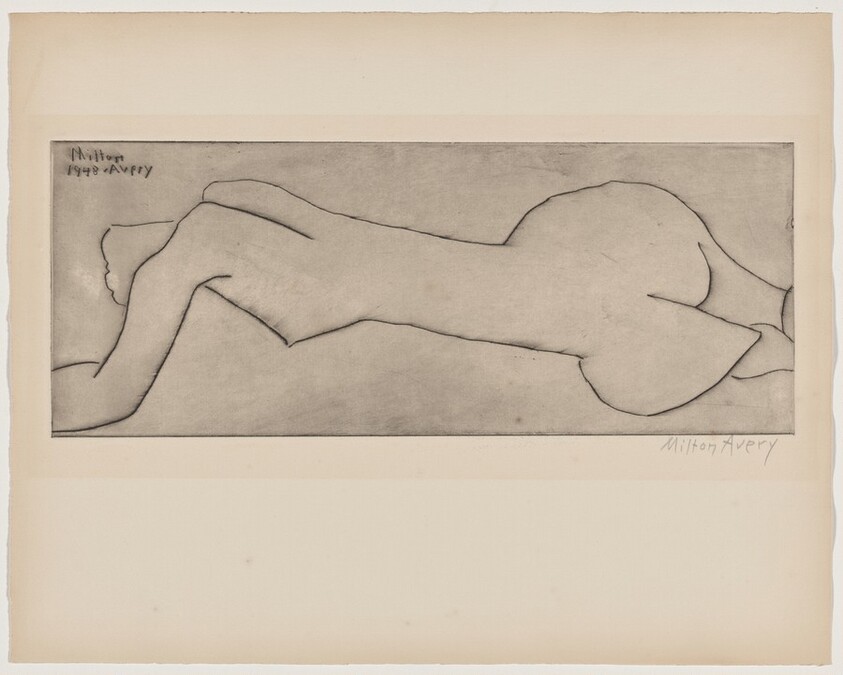 Nude with Long Torso (Reclining Nude)