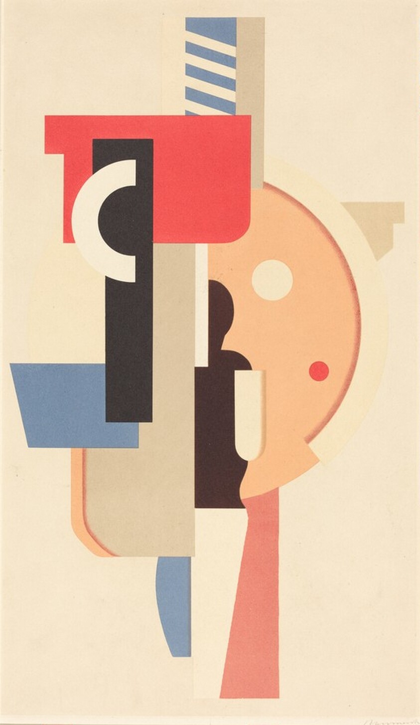 Untitled (Figure and Circle Segment)