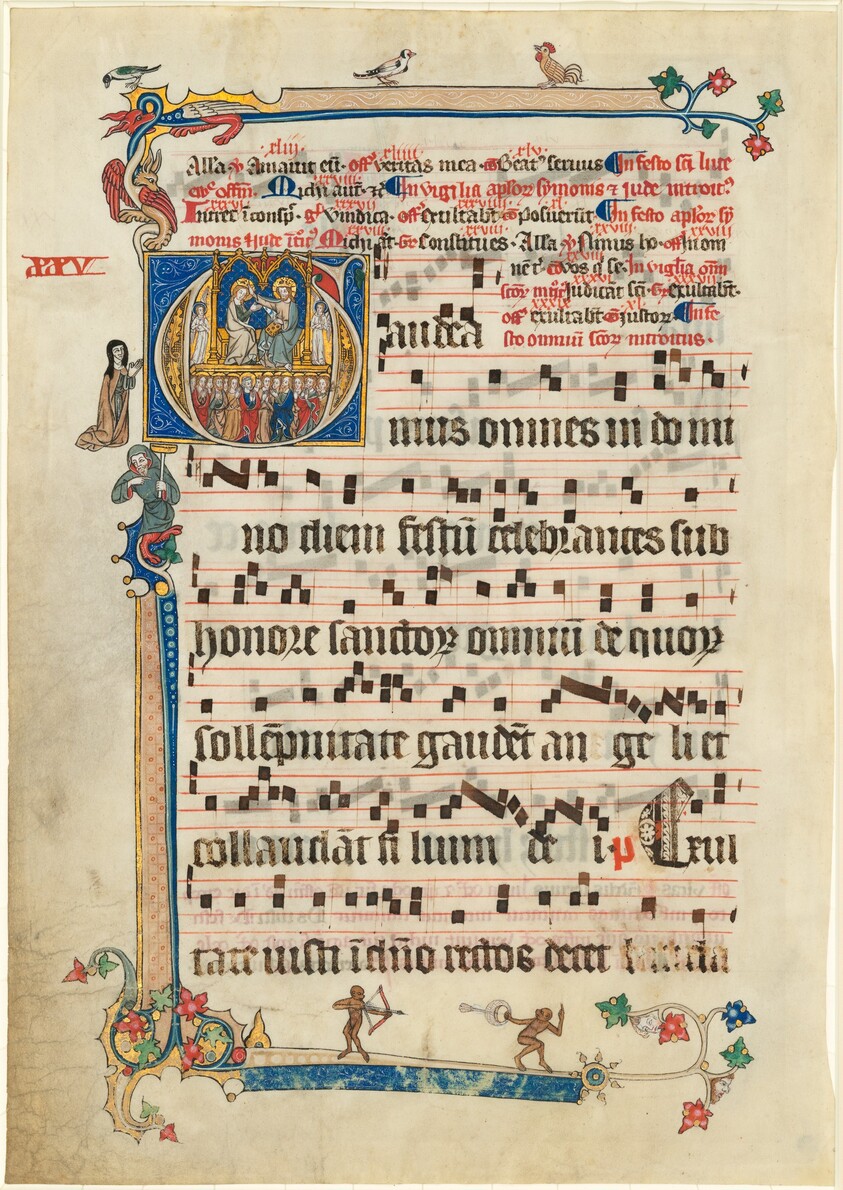 Coronation of the Virgin with Attendant Saints