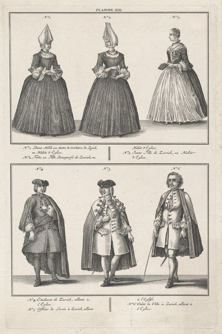 Costumes of Churchgoers of the Reformed Church