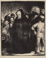 In an Elevator, George Bellows, 1916
