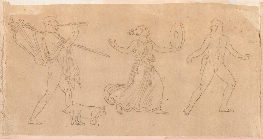 Dancing and Piping Figures