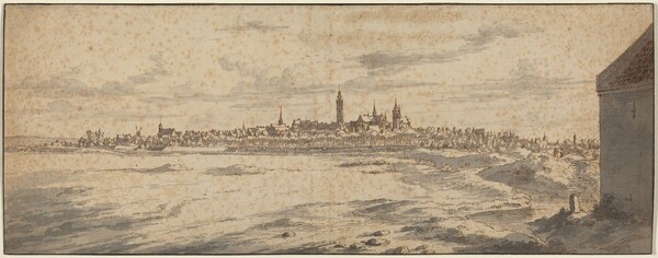 View of Mons, Belgium
