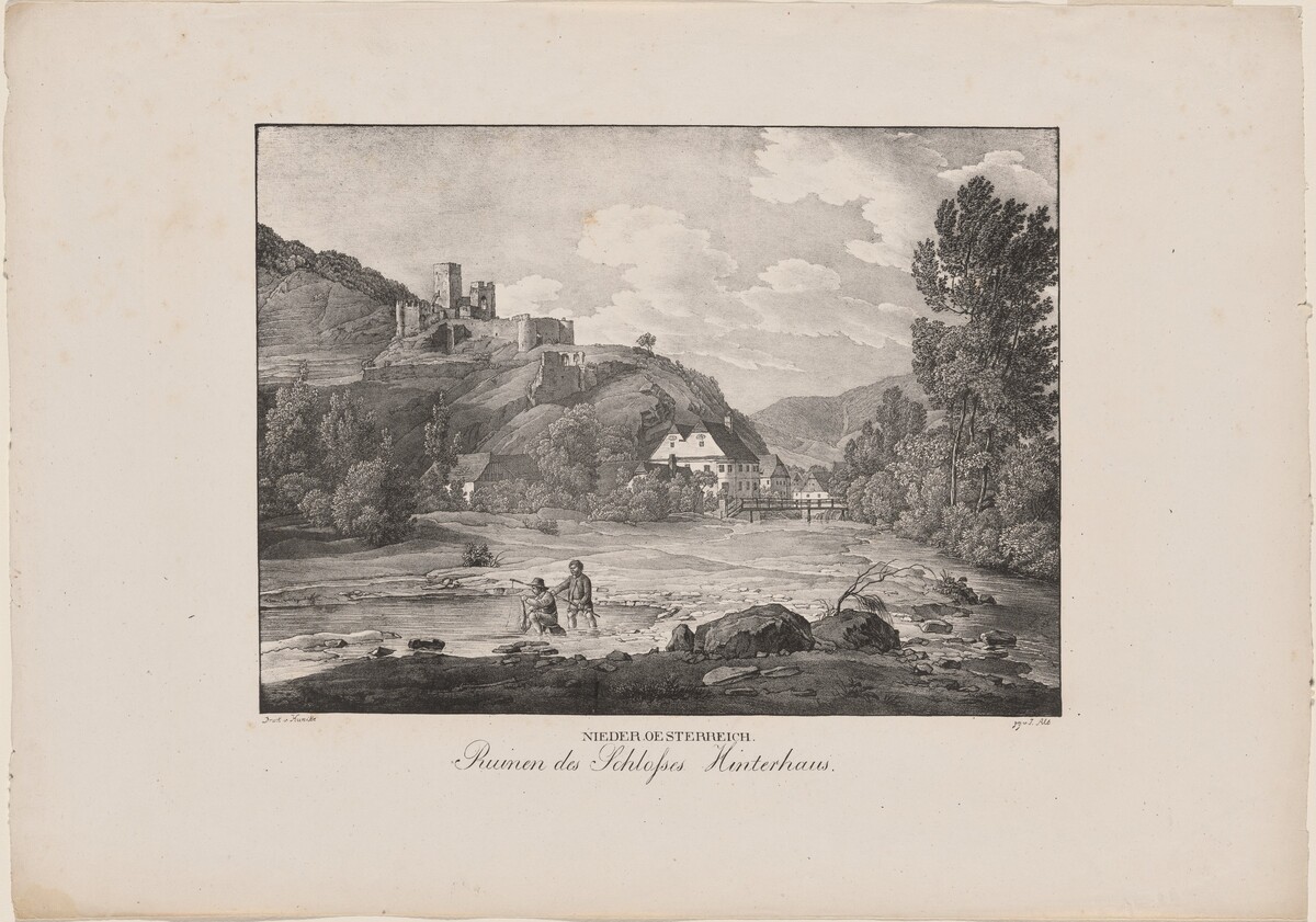 Nieder-Oesterreich, Ruinen des Schlosses Hinterhaus (Lower Austria, Ruins of Hinterhaus Castle)