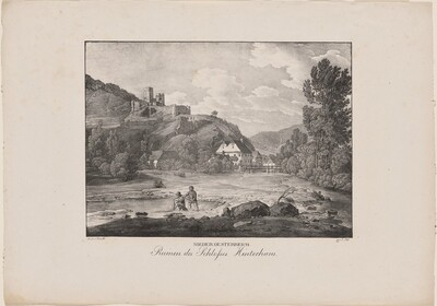 Nieder-Oesterreich, Ruinen des Schlosses Hinterhaus (Lower Austria, Ruins of Hinterhaus Castle)