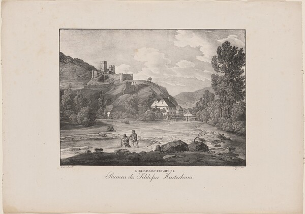 Nieder-Oesterreich, Ruinen des Schlosses Hinterhaus (Lower Austria, Ruins of Hinterhaus Castle)