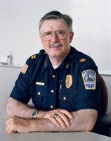 Captain Alan G. Fletcher, Holyoke Police Department 2001, Mitch Epstein, 2001, printed 2025