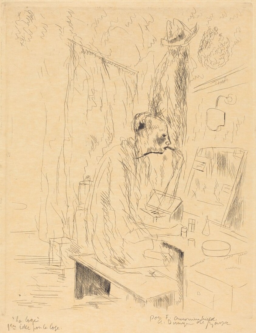 The Make-Up Table (Large Plate)