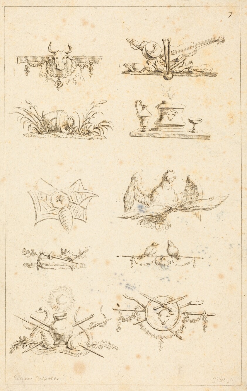 Designs for Tail-Pieces: pl. 7