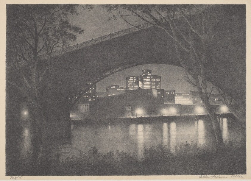 Night (Eads Bridge, St. Louis, Missouri)