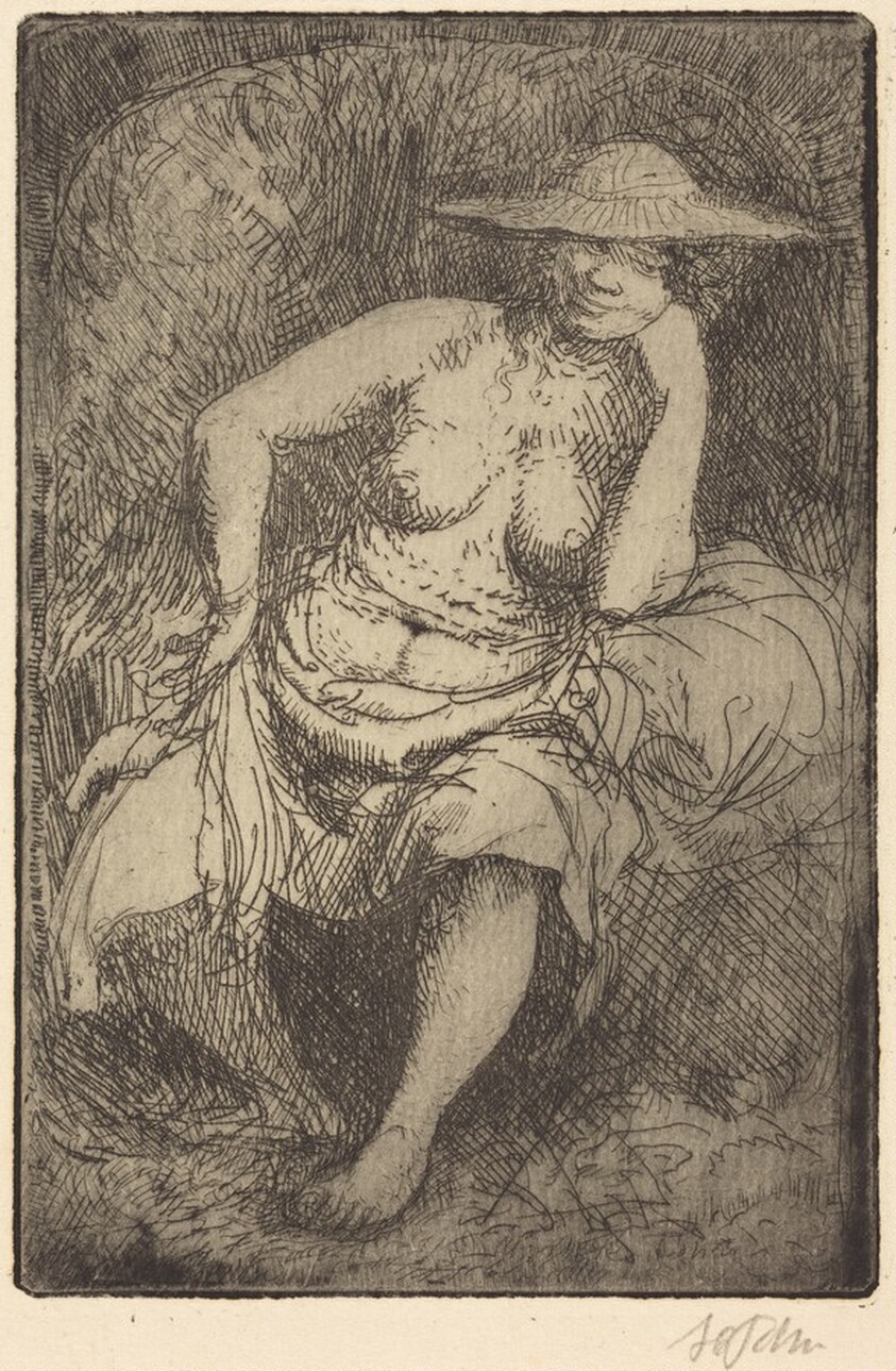 The Woman in the Arbour