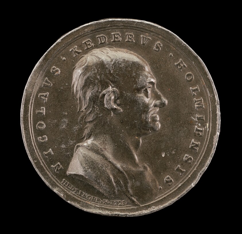 Nicolaus Keder, 1659-1735, Swedish Antiquarian and Numismatic Scholar [obverse]