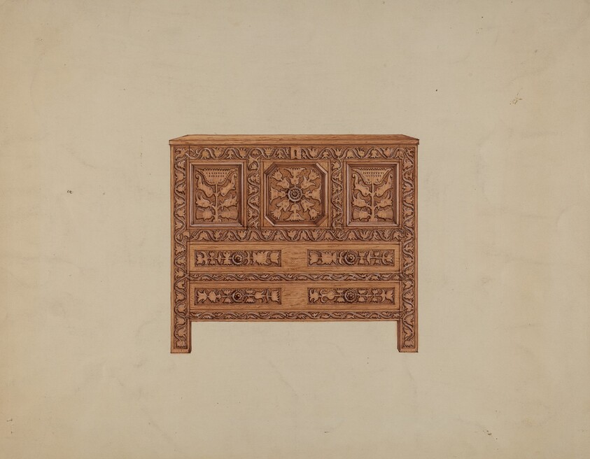 A Connecticut-type Hadley Chest