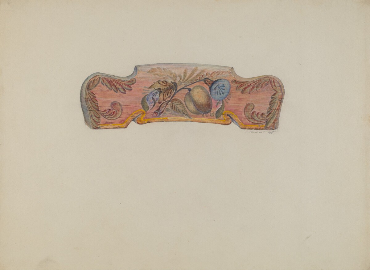 Chair Back Decoration