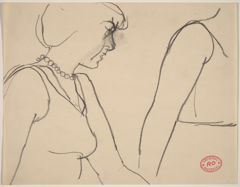 Untitled [two women, one wearing pearls]