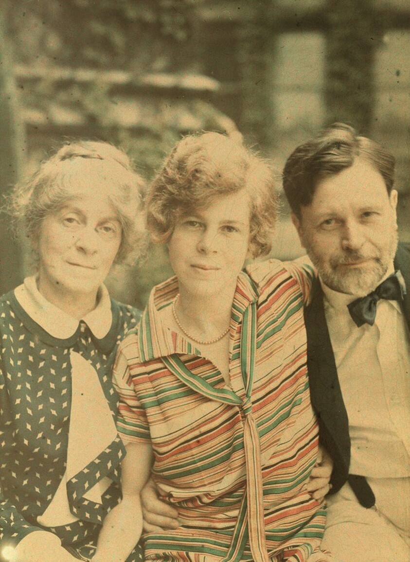 Georgia Engelhard with Agnes Stieglitz and George Herbert Engelhard