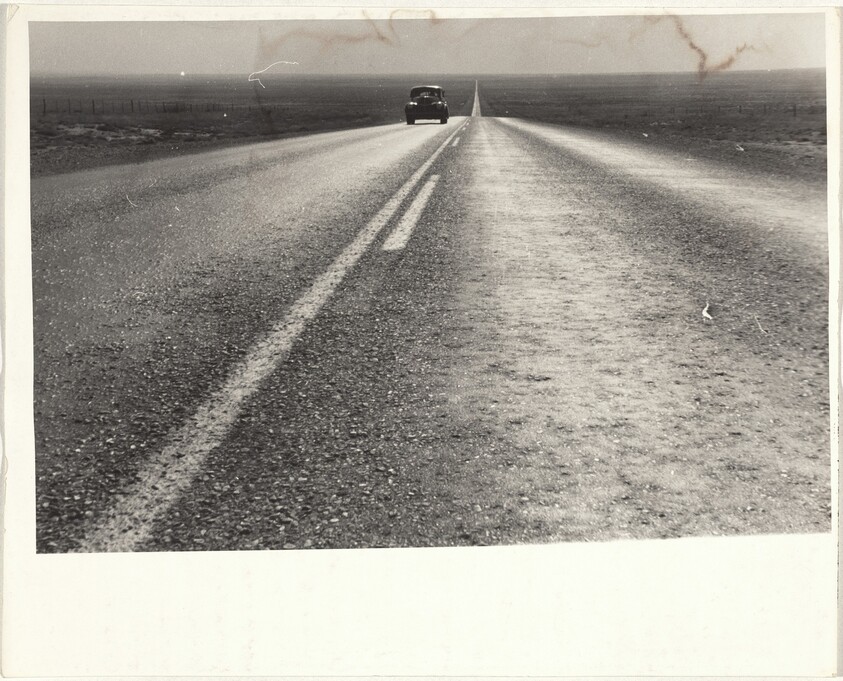 Automobile on U.S. 285, New Mexico
