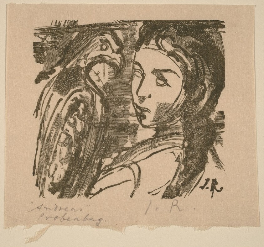 Illustration to V. Hofmannsthal, "Andreas"