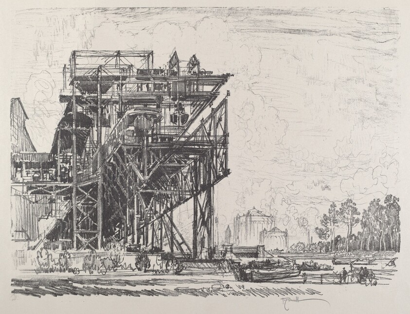 Gas Works from the Canal, Berlin