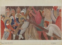 Station of the Cross No. 4: "Jesus Meets His Mother, William Herbert, c. 1936