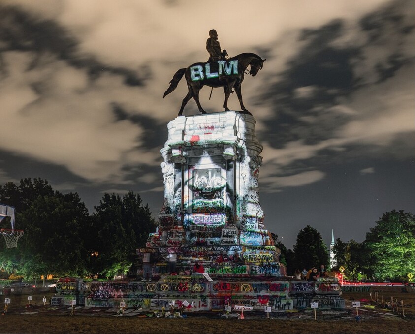 George Floyd Projection, Richmond, Virginia