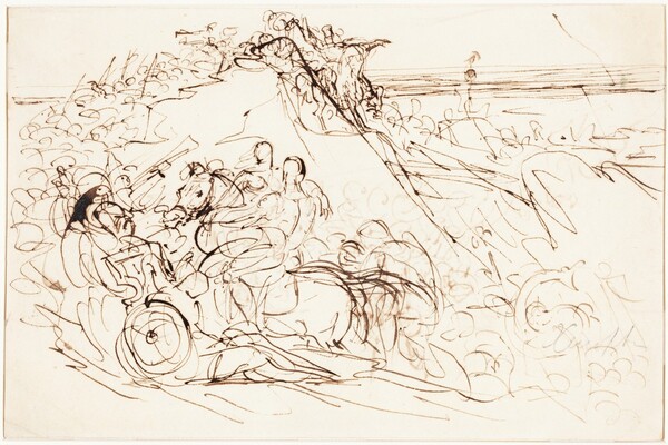 Xenophon and the Greeks Sighting the Sea [recto]