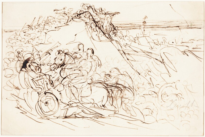 Xenophon and the Greeks Sighting the Sea [recto]