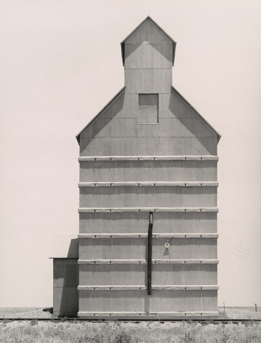 Grain elevator on the Texas Panhandle plains, Everett, Texas