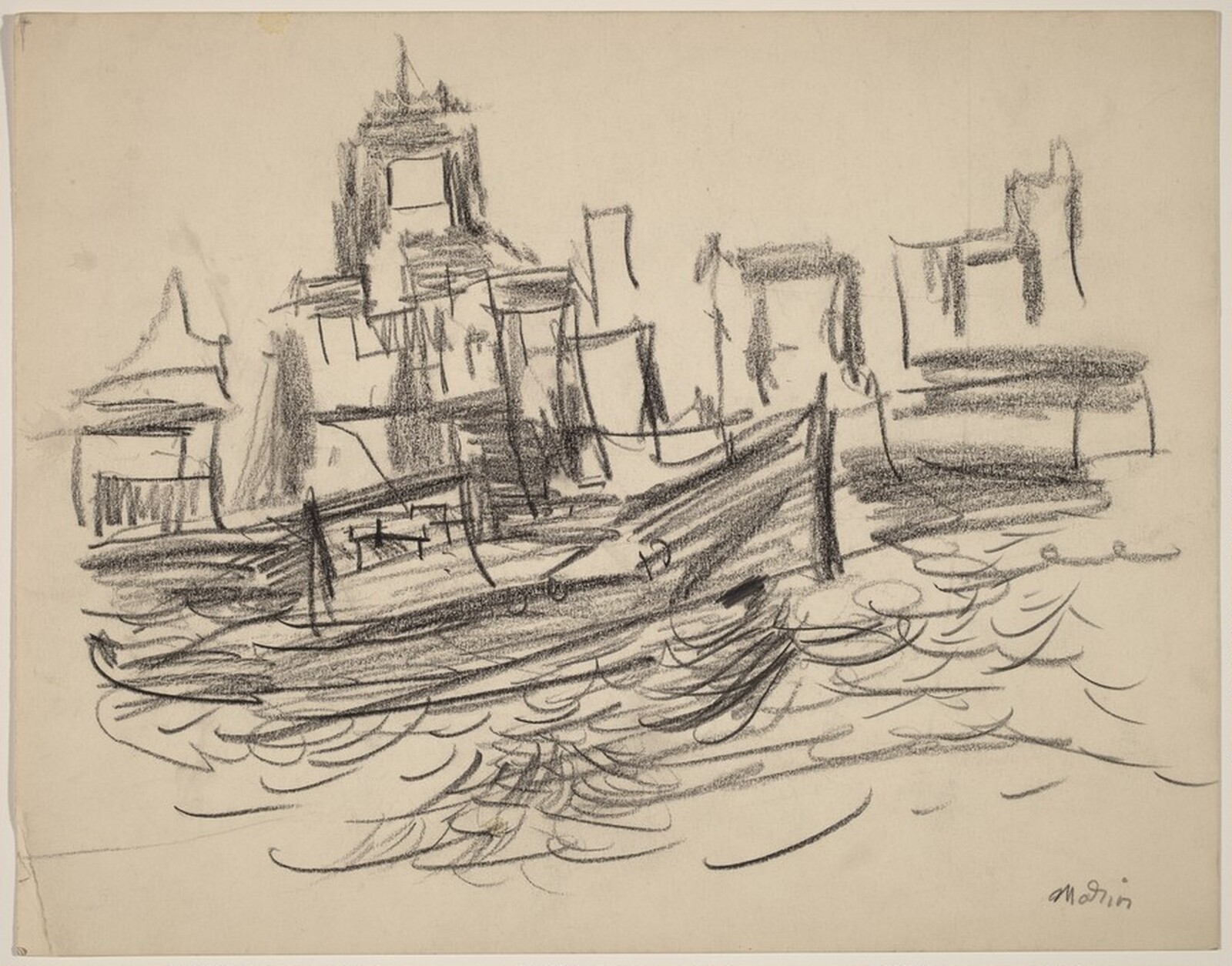 Untitled (Boat), John Marin