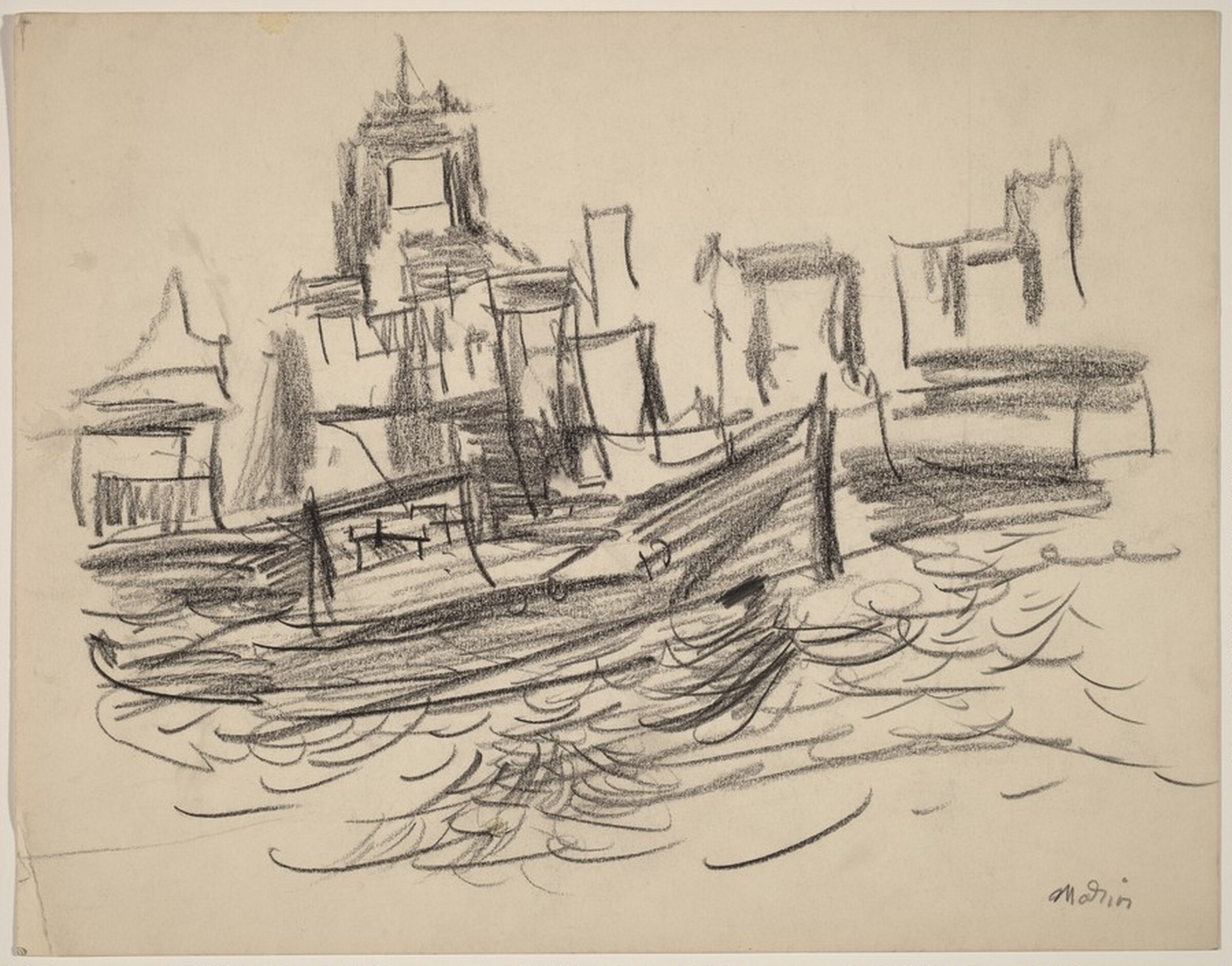Untitled (Boat), John Marin