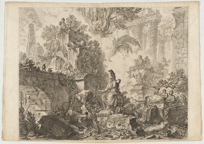 Frontispiece, with Statue of Minerva