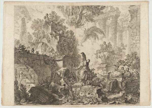 Frontispiece, with Statue of Minerva