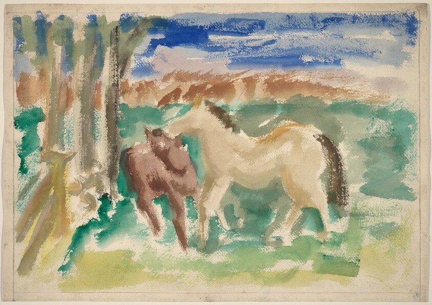 Horses in a Landscape