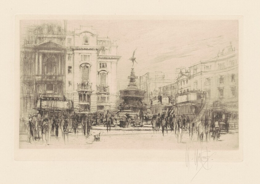 Piccadilly Circus, with the Criterion Theatre