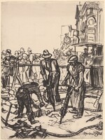 Concrete Demolishing - Piccadilly Circus, Sir Muirhead Bone