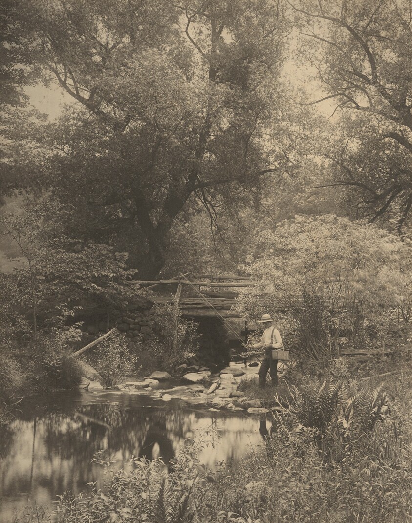 A Morning by the Brook, near Lake Waramaug, Connecticut