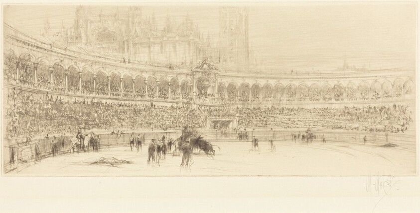 A Bull Fight, Seville