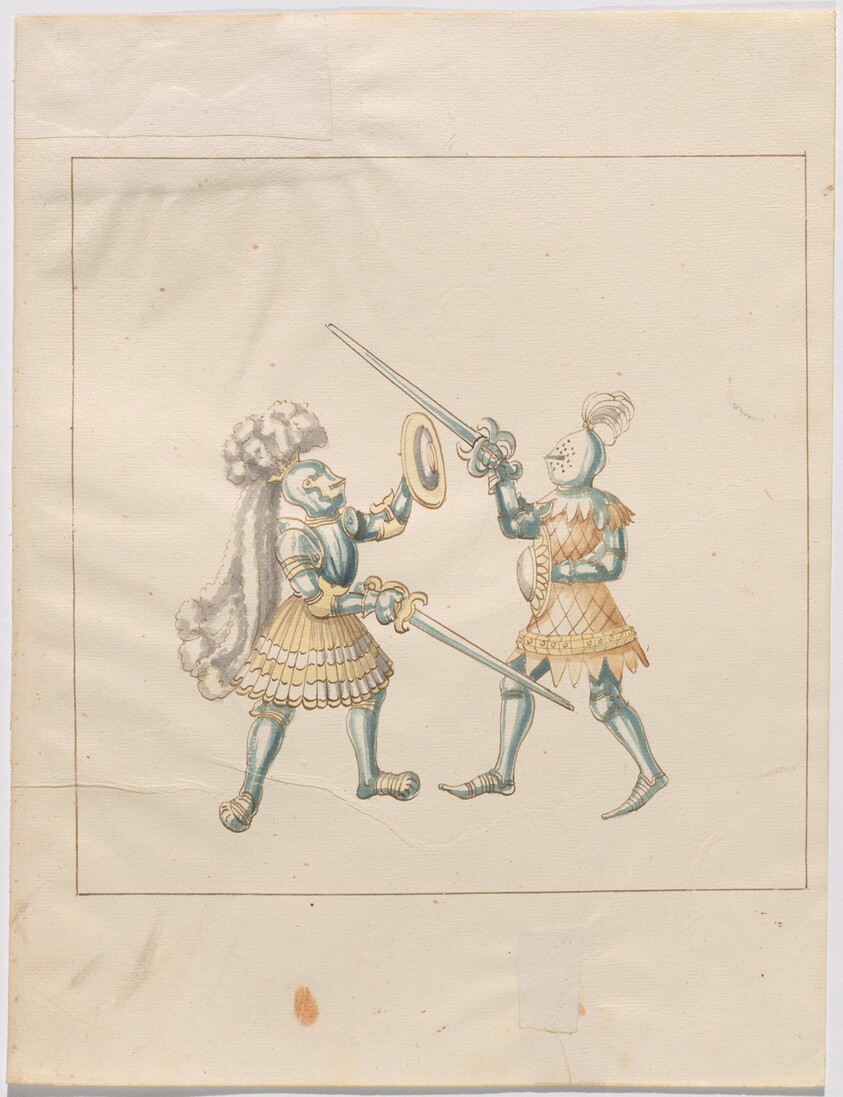 Foot Combat with Swords and Buckler Shields