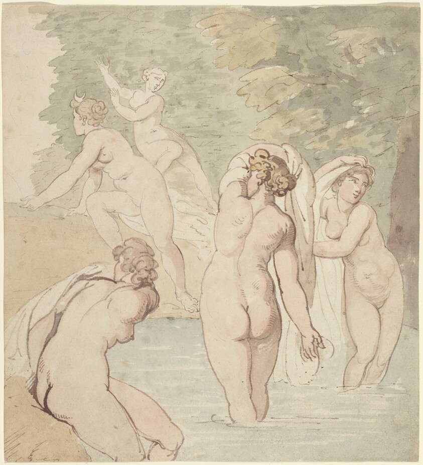 Diana and Her Nymphs Bathing
