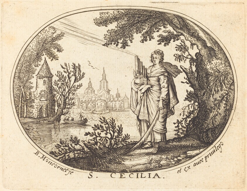 Saint Cecilia in a Landscape