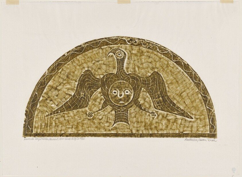 Lucinda Day from A Portfolio of Rubbings from Early American Stone Sculpture