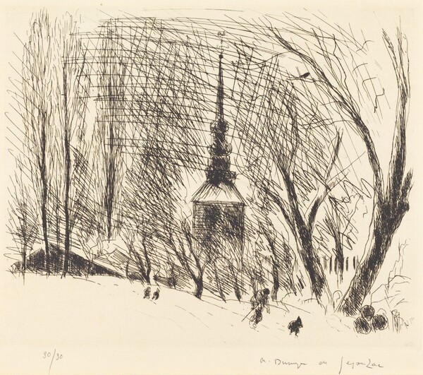 The Church of Megeve (L'Eglise de Megeve)