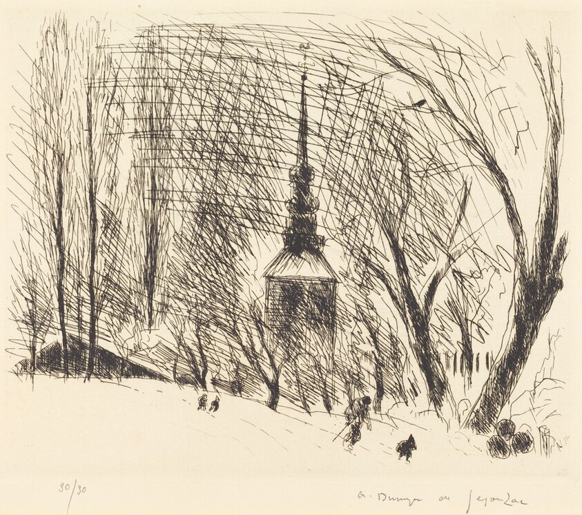 The Church of Megeve (L'Eglise de Megeve)