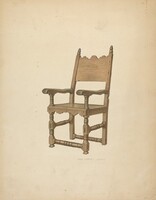 Sacristy Chair, Rose Campbell-Gerke, c. 1939