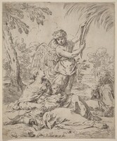 The Rest on the Flight into Egypt, Simone Cantarini