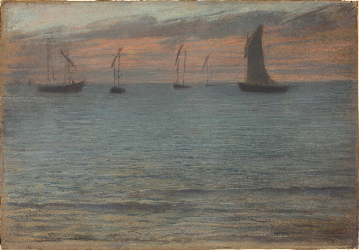A Seascape at Sunset