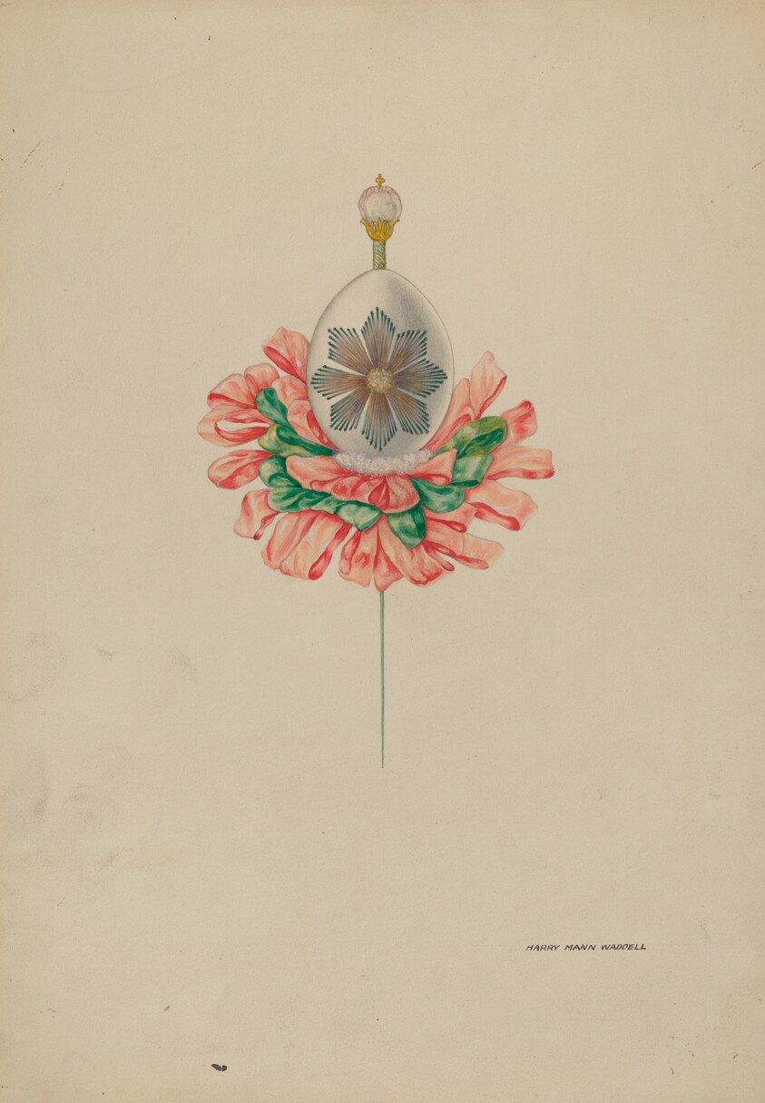 Cascarone (eggshell) Stick Pin