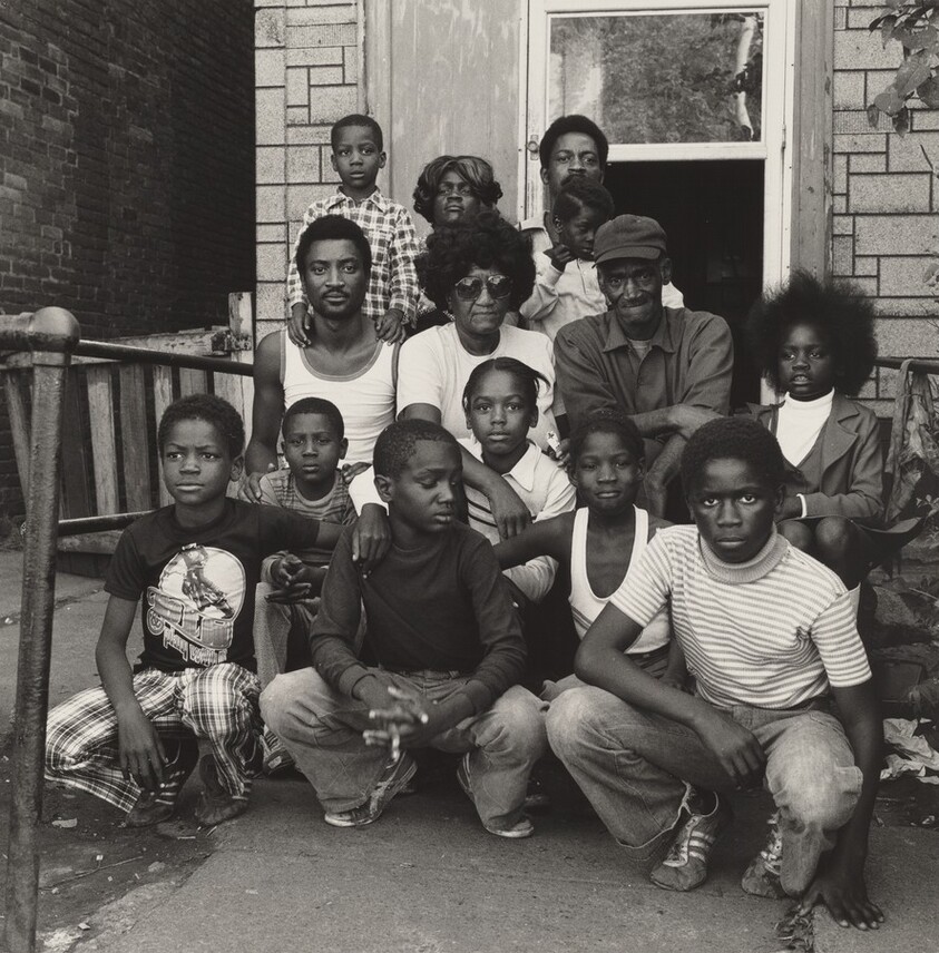 Hubert Morrison with Family, Atlas Steel